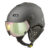 CP Carachillo Carbon zwart mat skihelm – meekleurend & polariserend Vizier (3 Keuzes) 2122 CP701pv