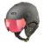 CP Carachillo Carbon zwart mat skihelm – meekleurend & polariserend Vizier (3 Keuzes) 2122 CP701pv