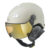 CP Carachillo wit crème skihelm – meekleurend Vizier (4 Keuzes) 2122 CP702vm