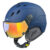 CP Corao+ skihelm blauw met single spiegel vizier (2 Keuzes) – zeer veilig 2223 CP403sm