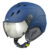 CP Corao+ skihelm blauw met single spiegel vizier (2 Keuzes) – zeer veilig 2223 CP403sm