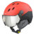 CP Corao+ skihelm rood met meekleurend vizier (4 Keuzes) – zeer veilig 2223 CP404vm