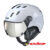 CP Corao+ skihelm wit glans met meekleurend vizier (4 Keuzes) – zeer veilig 2223 CP413vm