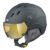 CP Corao skihelm zwart met meekleurend vizier (4 Keuzes) 2122 CP202vm