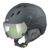 CP Corao skihelm zwart met meekleurend vizier (4 Keuzes) 2122 CP202vm